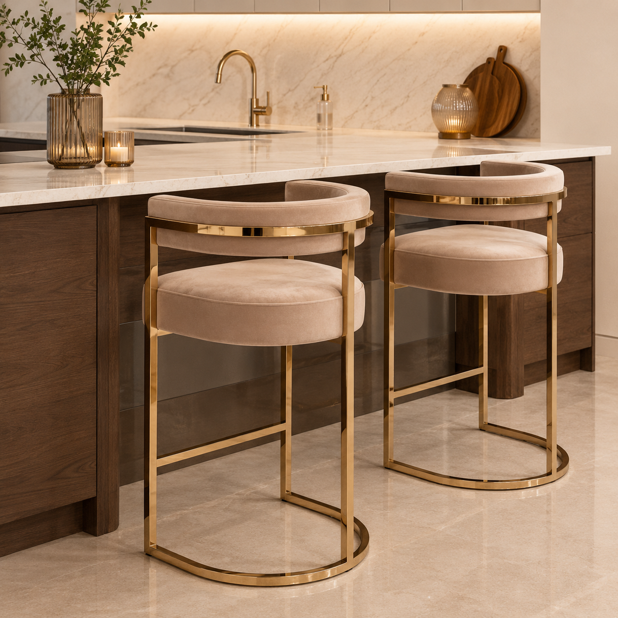 Balmont Bar Stool shown in an interior setting