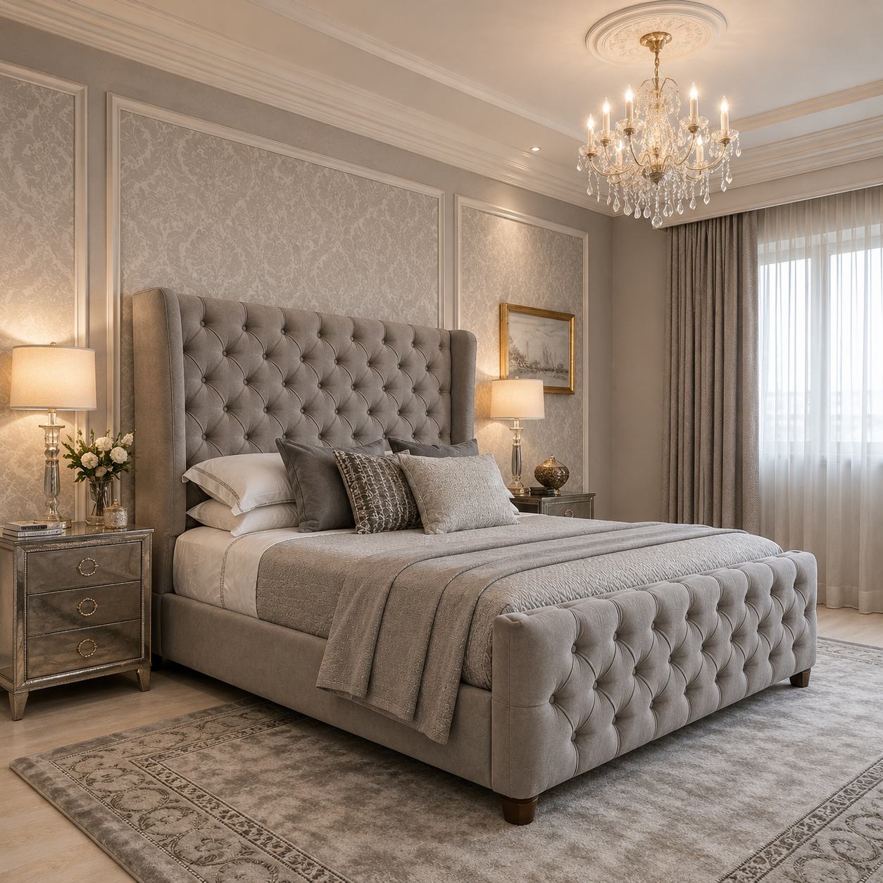 Balmoral Bed shown in an interior setting