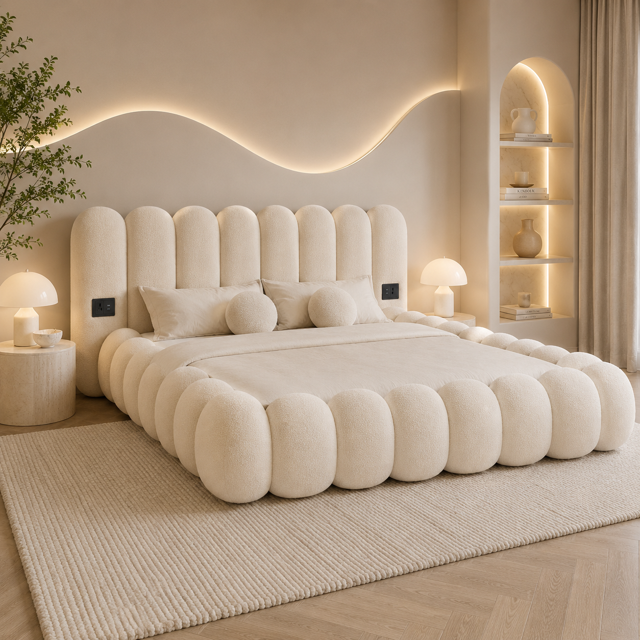 Montclair Bed shown in an interior setting